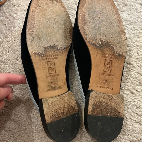 Stubbs & Wooten Slide on Velvet Mules Flats Loafer - Picture 4 of 7
